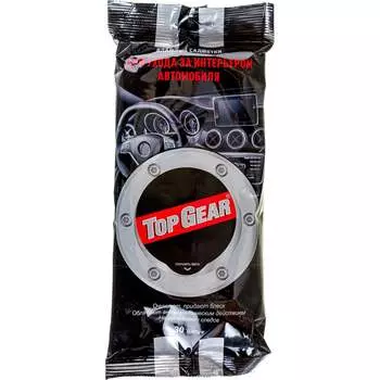 Влажные салфетки для ухода за интерьером автомобиля TOPGEAR TOP GEAR 48039