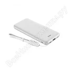 Внешний аккумулятор tfn powerstation 10000mah, белый -pb-210-wh