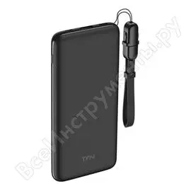 Внешний аккумулятор tfn powerstation 10000mah, черный -pb-210-bk