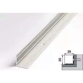 Внутренний угловой алюминиевый порог Лука