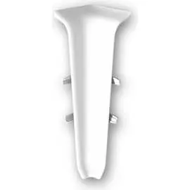 Внутренний угол для плинтуса DECONIKA Д-П55-В-Ф2 001 БЕЛ