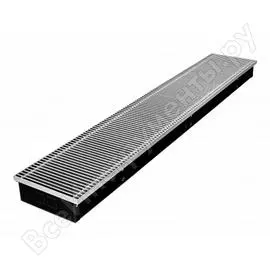 Внутрипольный конвектор gekon eco с решеткой rna h08 l170 t30 без клапана getl0.00817030/rna/nv