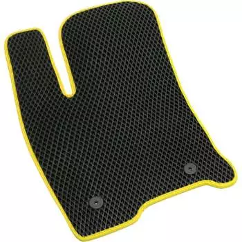 Водительский коврик для Audi 100 C4 1991 - 1995 Vicecar 1EV3001-желтый