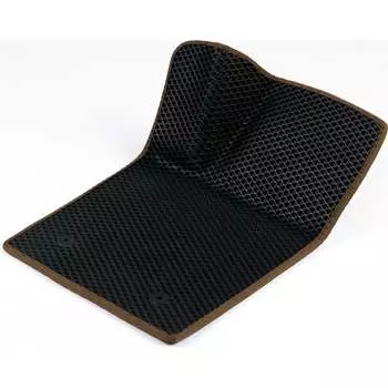 Водительский коврик для Daewoo Nexia 1995-2015 (Нексия) Vicecar 1DL10004-коричневый