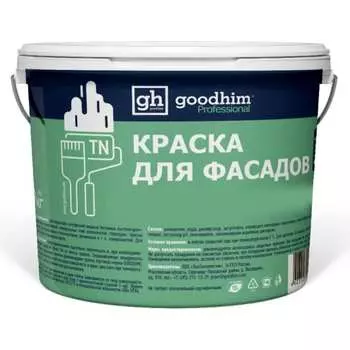 Водно-дисперсионная акриловая колерованная краска для фасадов Goodhim D2 TN 52457
