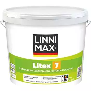 Водно-дисперсионная краска для внутренних работ LINNIMAX Litex 7 948105727