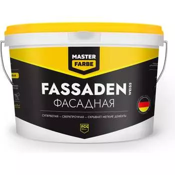 Водно-дисперсионная краска MASTERFARBE Fassadenweiss 4631159427460
