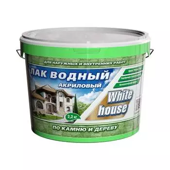 Водный лак по камню и дереву White House 14447