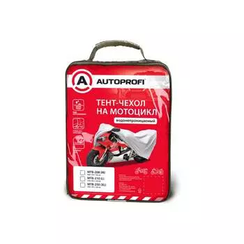 Водонепроницаемый тент-чехол на мотоцикл AUTOPROFI MTB-210 L