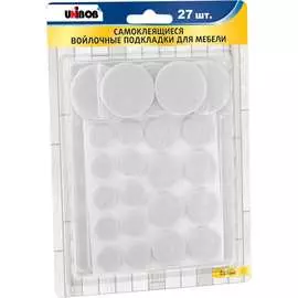 Войлочные самоклеящиеся подкладки для мебели Unibob 215020