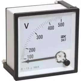 Вольтметр IEK Э47 IPV10-6-0300-E