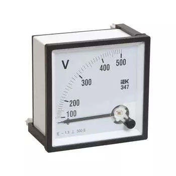 Вольтметр IEK Э47 IPV10-6-0500-E