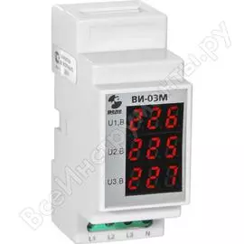 Вольтметр-индикатор Реле и Автоматика ВИ-03М A8223-80108448