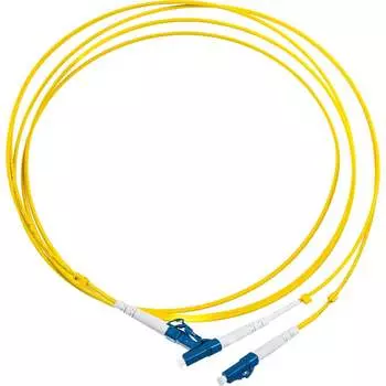 Волоконно-оптический патч-корд Hyperline FC-D2-9-LC/UR-LC/UR-H-2M-LSZH-YL 28075