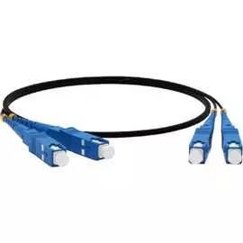 Волоконно-оптический шнур Hyperline FC-D2-9-SC/UR-SC/UR-H-3M-LSZH-YL 238499