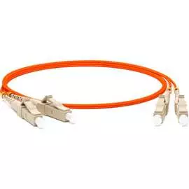 Волоконно-оптический шнур Hyperline FC-D2-50-LC/PR-LC/PR-H-5M-LSZH-OR 27866