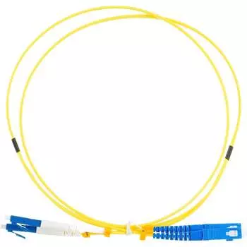 Волоконно-оптический шнур Hyperline FC-D2-9-LC/UR-SC/UR-H-1M-LSZH-YL 28387