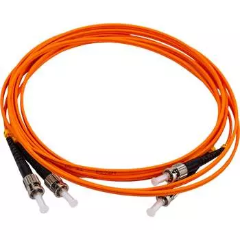 Волоконно-оптический шнур Hyperline FC-D2-62-ST/PR-ST/PR-H-3M-LSZH-OR 239535