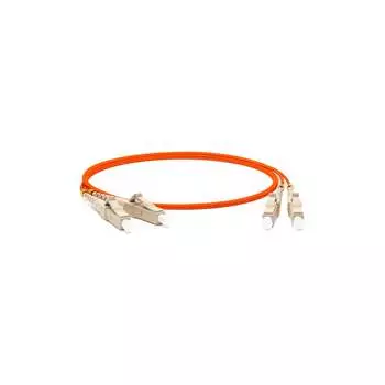 Волоконно-оптический шнур Hyperline FC-D2-50-LC/PR-LC/PR-H-2M-LSZH-OR 27864