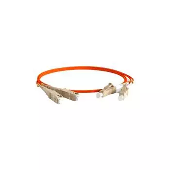Волоконно-оптический шнур Hyperline FC-D2-62-LC/PR-SC/PR-H-3M-LSZH-OR 28355