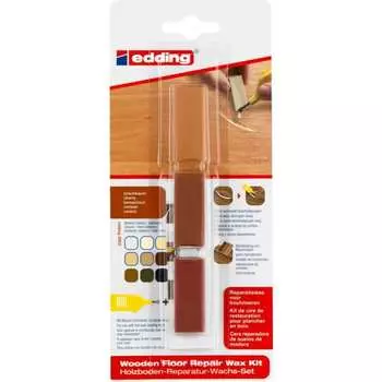 Восковой набор для ремонта деревянных полов EDDING