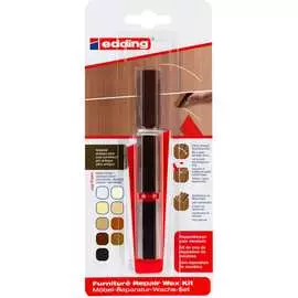 Восковой набор для ремонта мебели EDDING