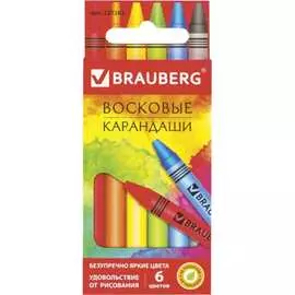 Восковые карандаши BRAUBERG