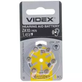 Воздушно-цинковый элемент питания Videx