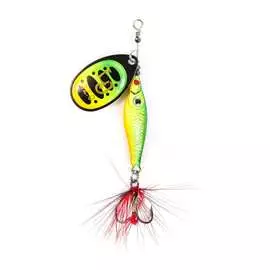 Вращающаяся блесна Lucky John TRIAN BLADE ROUND LJTBR12-008