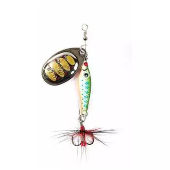 Вращающаяся блесна Lucky John TRIAN BLADE ROUND LJTBR12-005