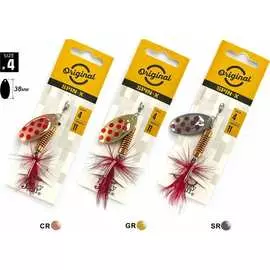 Вращающиеся блесны Lucky John SPIN X ROUND 04 LJSR04-001SET