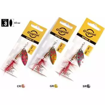 Вращающиеся блесны Lucky John SPIN X LONG 03 LJSL03-001SET