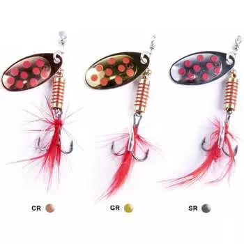 Вращающиеся блесны Lucky John SPIN X ROUND 03 LJSR03-001SET