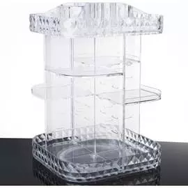 Вращающийся акриловый органайзер для косметики HOMSU