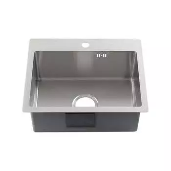 Врезная квадратная мойка MELANA r5040h profline R5040H сатин