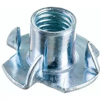 Врезная оцинкованная гайка Стройметиз M8 DIN1624 6 шт. 3130051