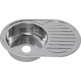 Врезная овальная мойка MELANA