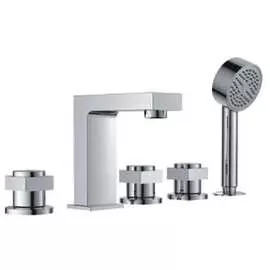 Врезной смеситель для ванной на ванну Ledeme L1187 89266