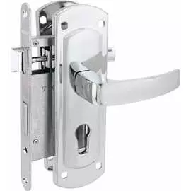 Врезной замок Аллюр ЗВ4-1/55A CP 7157