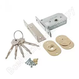 Врезной замок kale kilit 156f-bs45-cp-5key-sp, ros-stb 156f0000004 25811