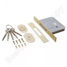 Врезной замок kale kilit 189/4mf-bs52-bp-5key-sp, ros-stb 189f0000047 26090