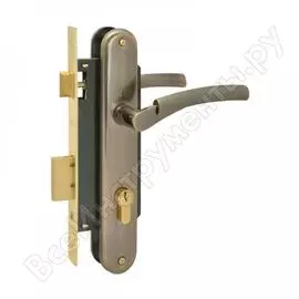 Врезной замок нора-м n99-85 к ст.бронза 8302