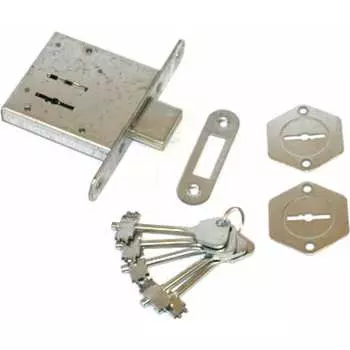 Врезной замок Шепард Ригель-ЗВ8-4С (5 ключей) 2239