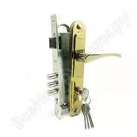 Врезной замок зенит зв4-85.3 золото-лак 28017