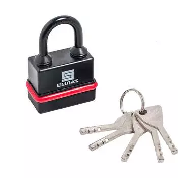 Всепогодный навесной замок БУЛАТ 13985