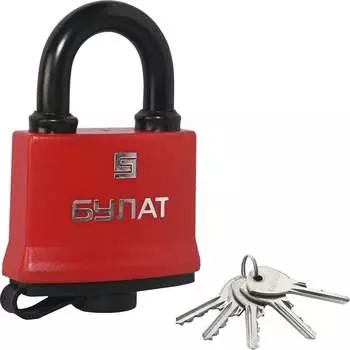 Всепогодный навесной замок БУЛАТ ВС 1-П70 ПЛ 15852