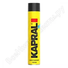 Всесезонная монтажная пена kapral 30 стандарт 0,75л f0017