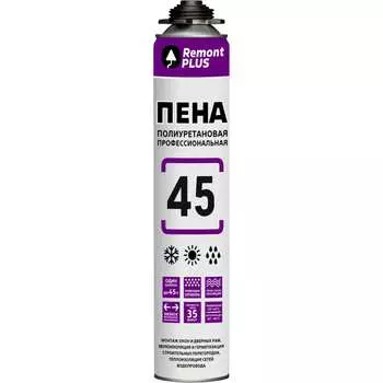 Всесезонная профессиональная пена монтажная MASTERTEKS remont plus 45 pro 234993