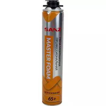 Всесезонная профессиональная пена монтажная SANZ pu foam 65+ PU-FOAM-Allseason