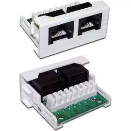 Вставка LANMASTER Mosaic LAN-WA-LP-E2-E2-WH